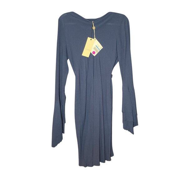 Bec & Bridge Blue Long Sleeve Dress Size 4 - Picture 1 of 4